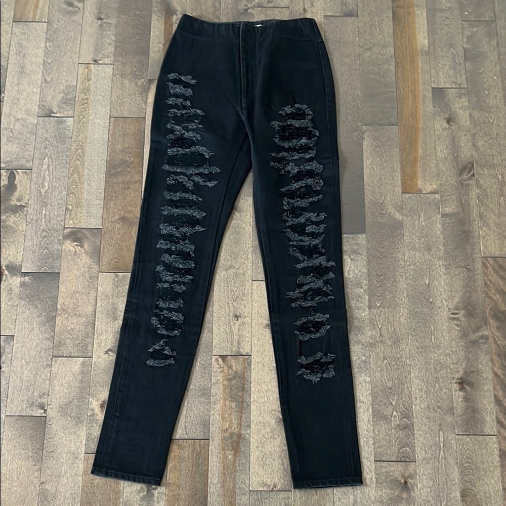 Banner Barrett Black Distressed High Rise Jeans